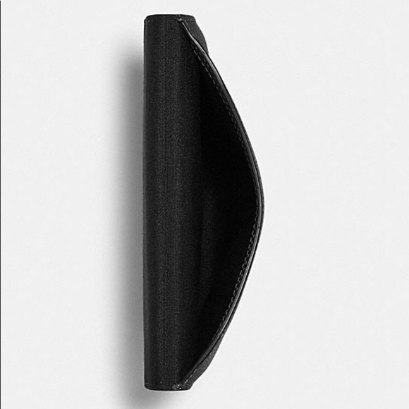 COACH Black Small Hudson Pebble Leather Crossbody - Picture 3 of 3